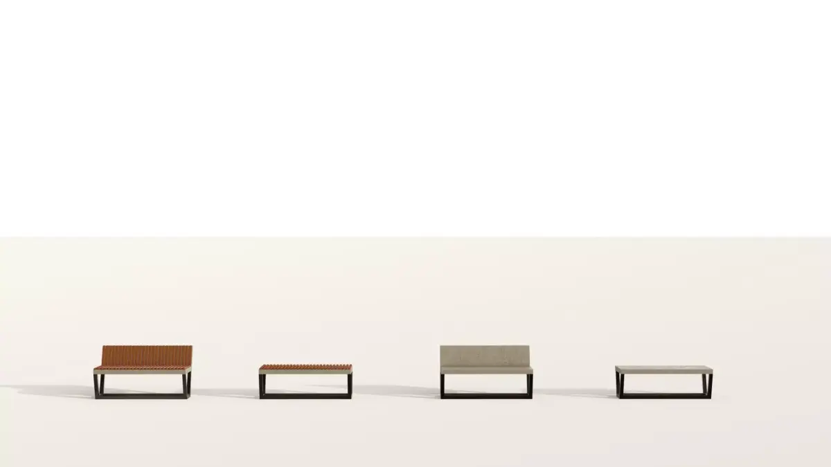 BASIC BENCH SET   3D model