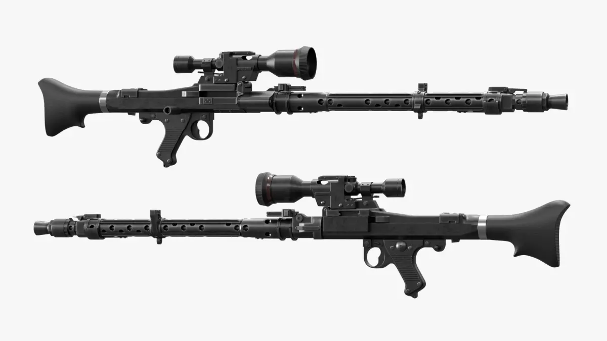 Imperial DLT-19X Sniper Blaster Rifle 3D model