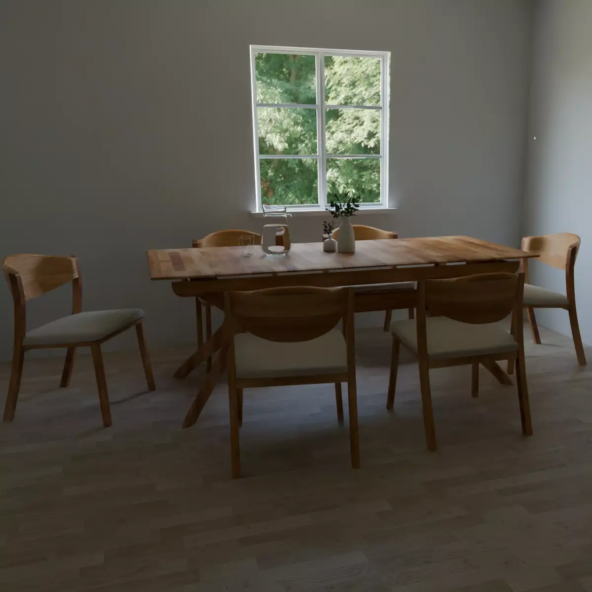 Dining Set B2C Villa 3D model