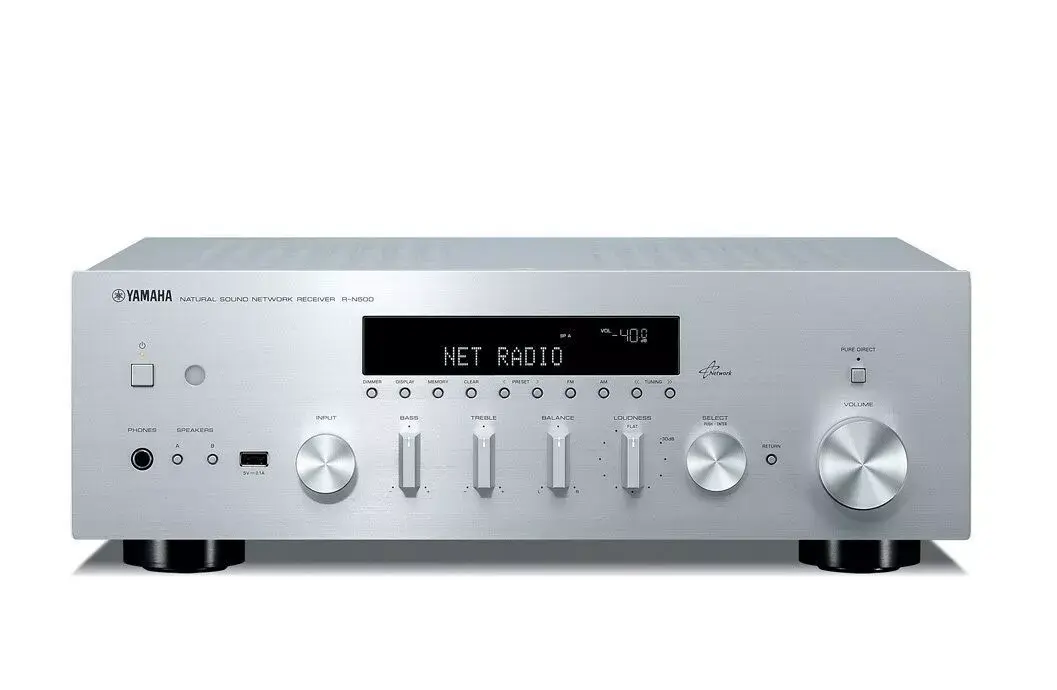 Yamaha Receiver R N500 Silver 3D model