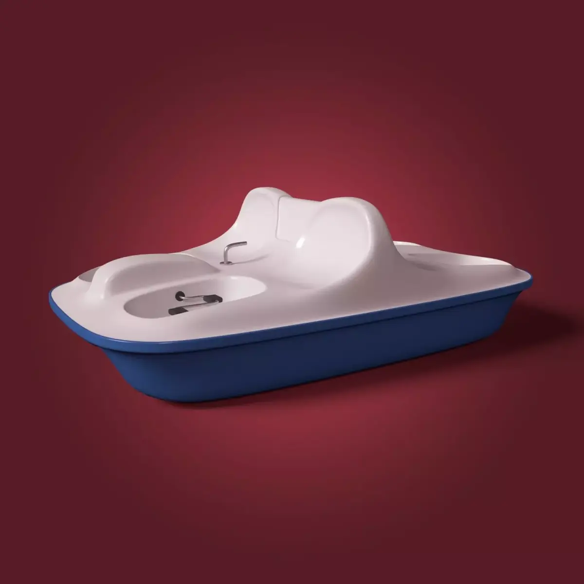 Pedal Boat Low-poly 3D model purchase