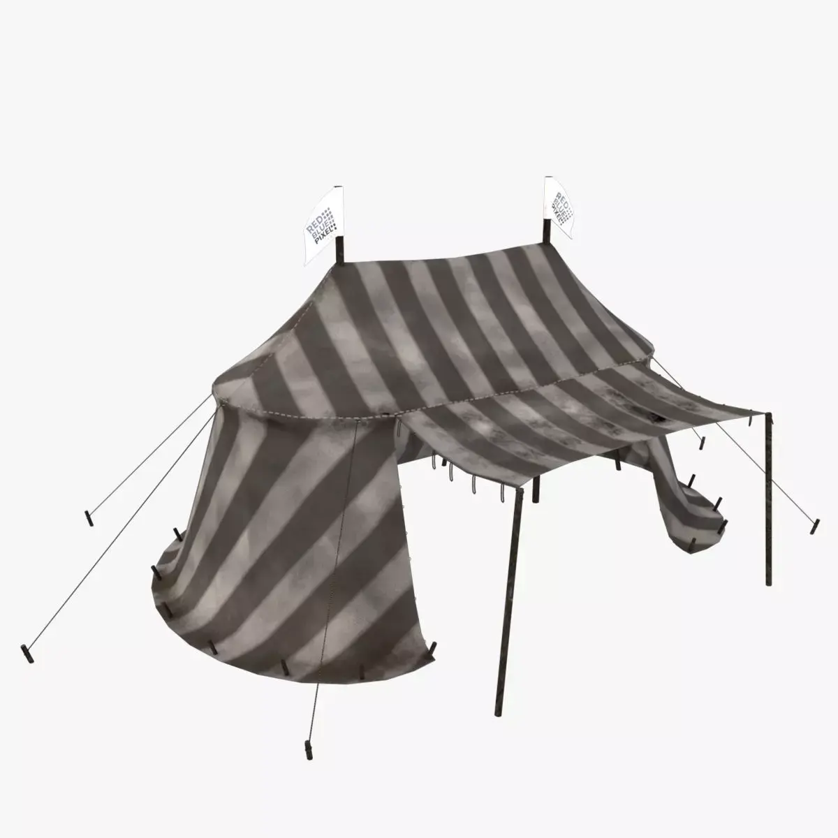 Medieval Tent V02 Low-poly 3D model