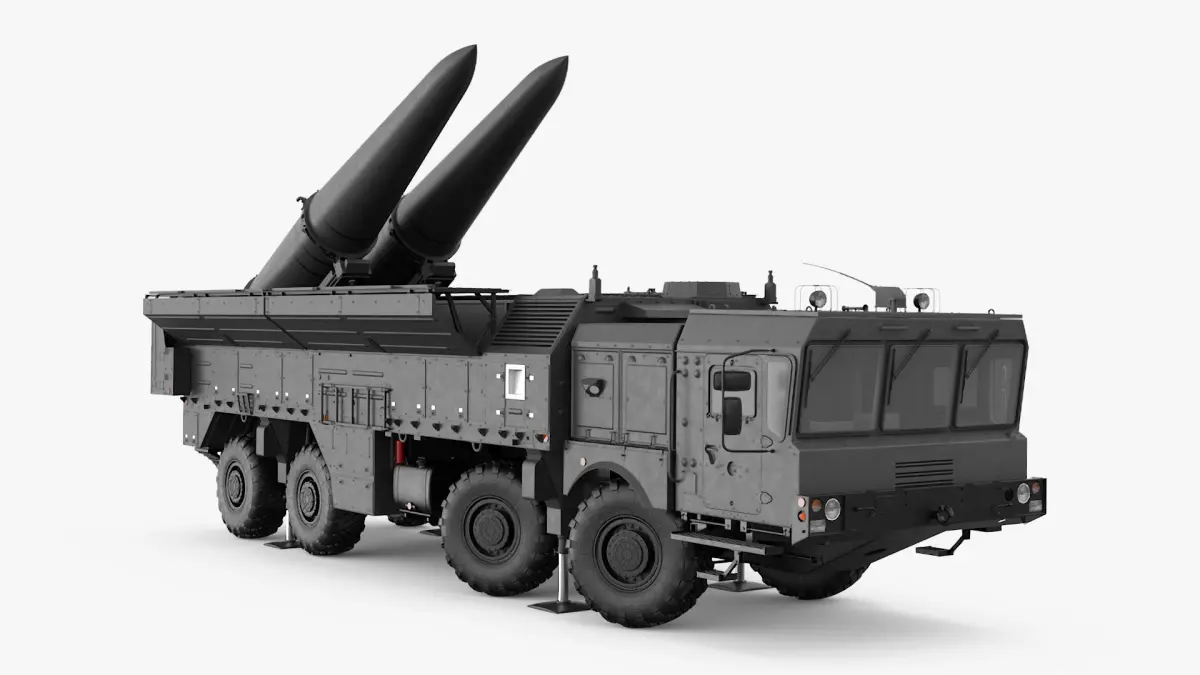 Military Missile Tactical Truck Rigged for Cinema 4D 3D model purchase