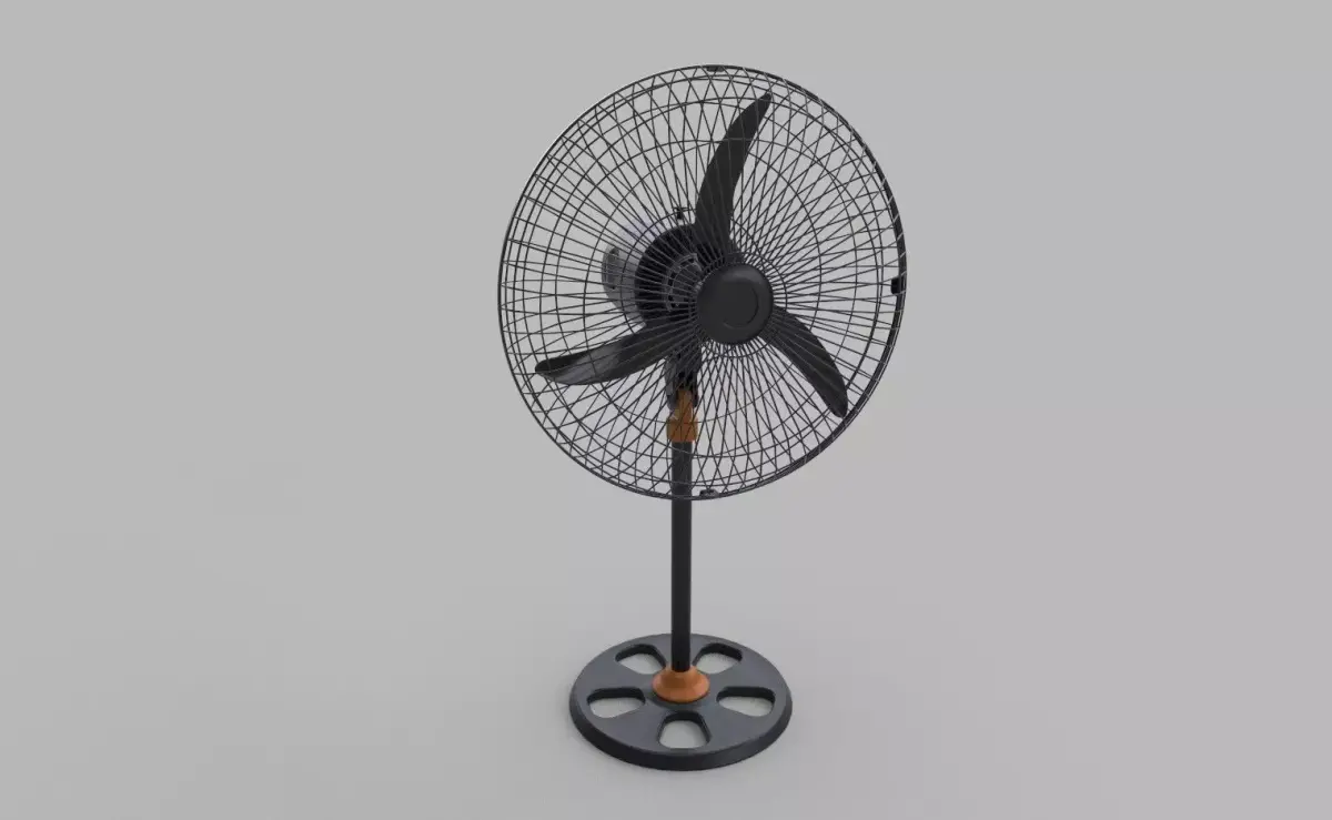 a fan Free low-poly 3D model