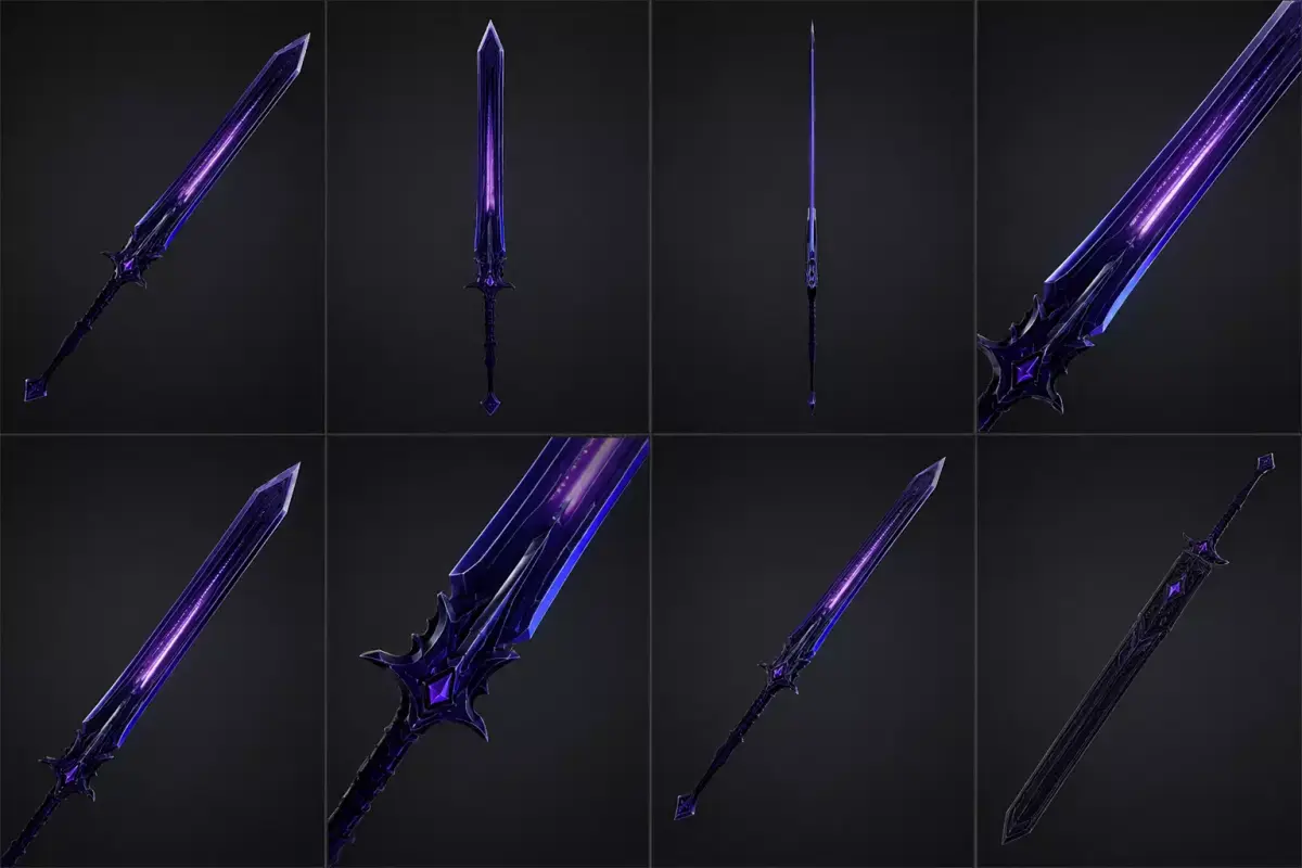 Eclipsefang Low-poly 3D model