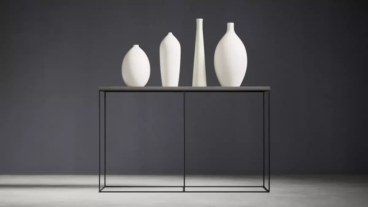 Console Table and Vases  Free 3D model