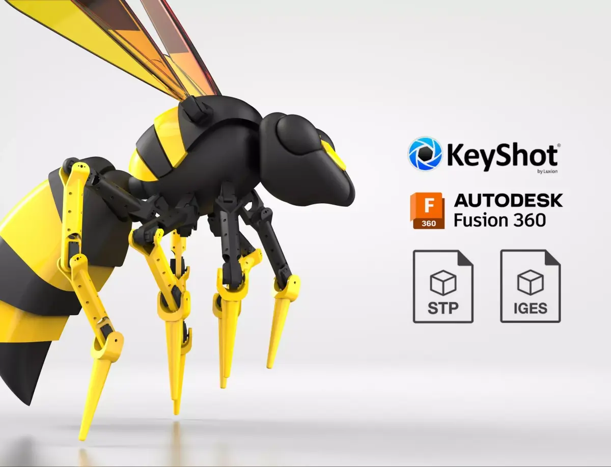 ROBOT INSECT WASP MECHANICAL 3D model purchase