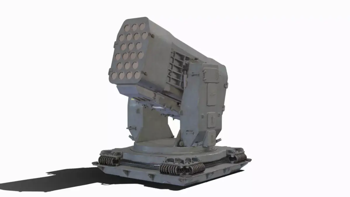 RIM 116 Rolling Airframe Missile  Low-poly 3D model