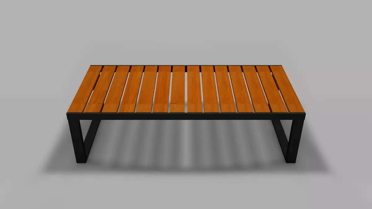 Outdoor Dining Table 3D model