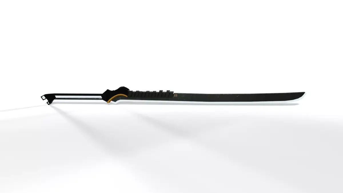 Sci-Fi Katana Sword Low-poly 3D model