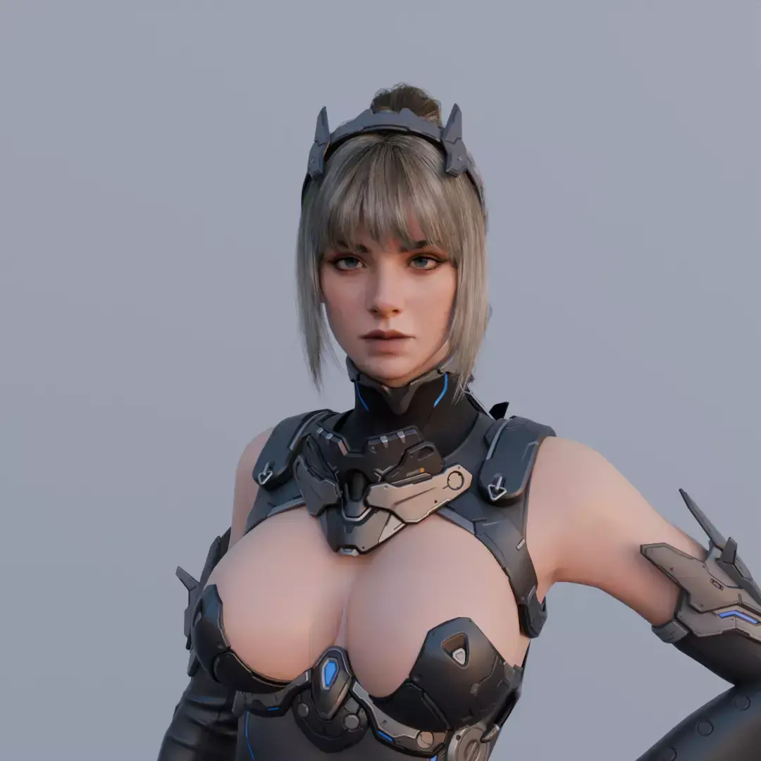 Ines raley 3D model