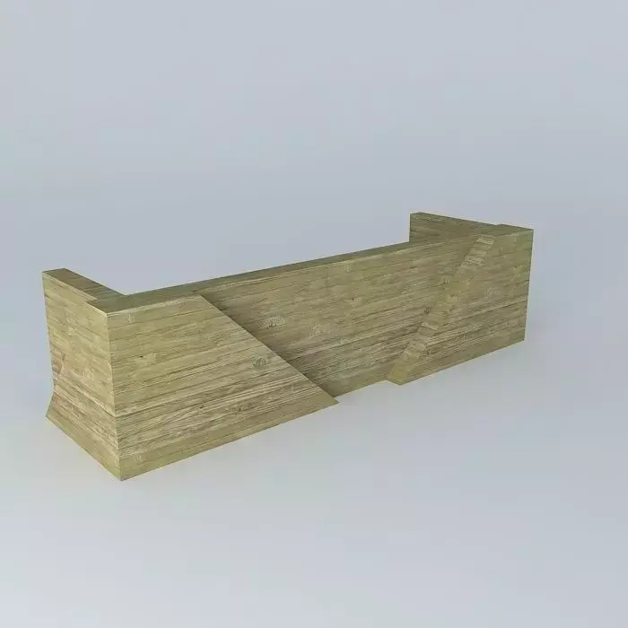 Reception table Free 3D model