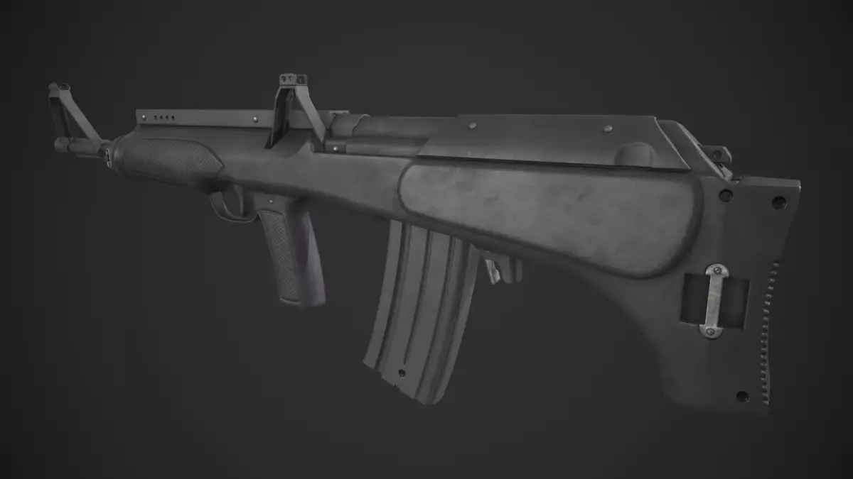 M82 Valmet Bullpup Low-poly 3D model