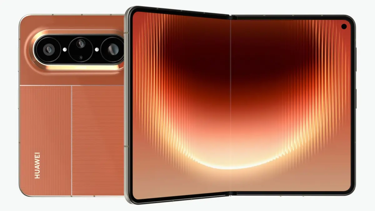 Huawei Pura X Max Vibrant Orange 3D model