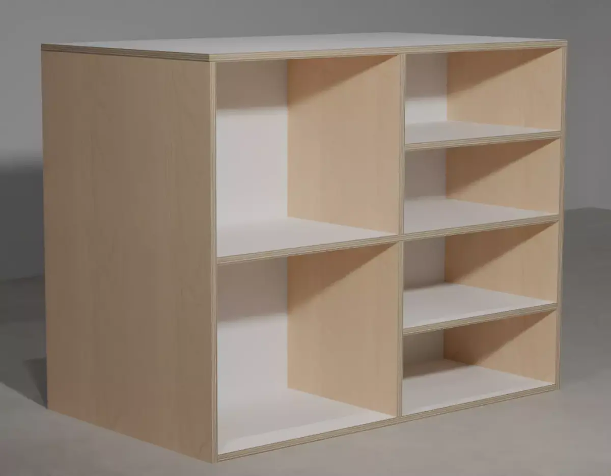 Baltic Birch Kitchen Counter by Path Design Free 3D model