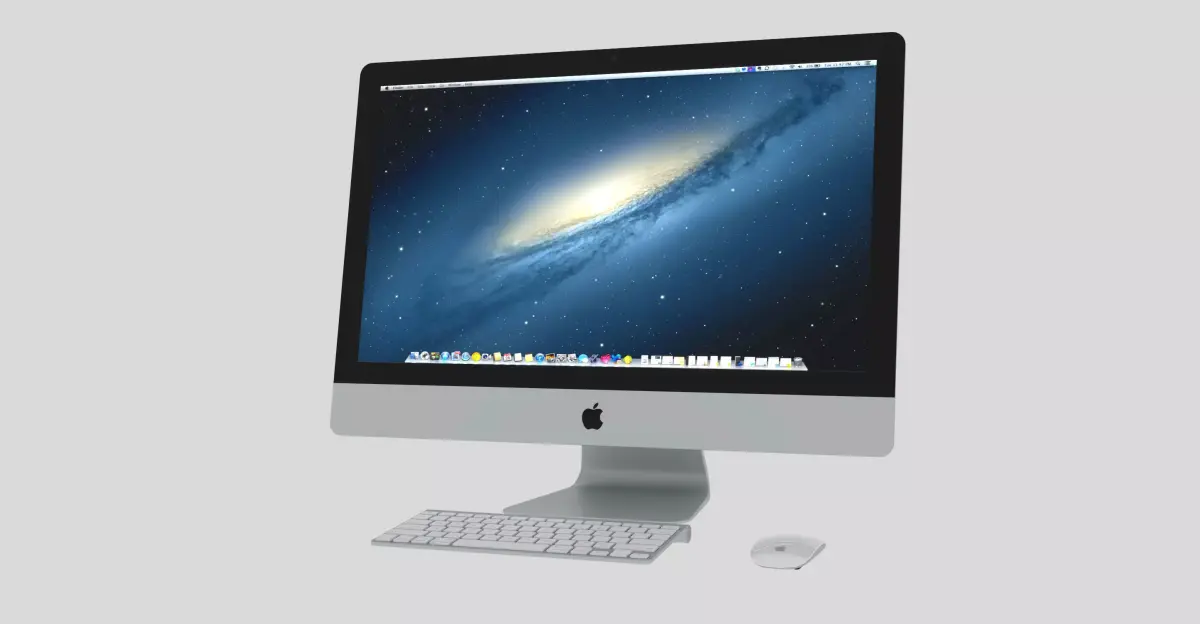 Apple iMac 3D Models Free low-poly 3D model