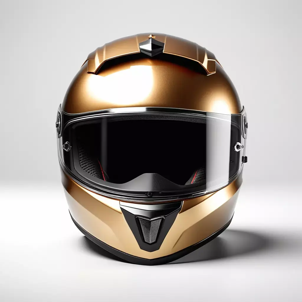 Sleek Modern Motorcycle Helmet 3D Model 3D model