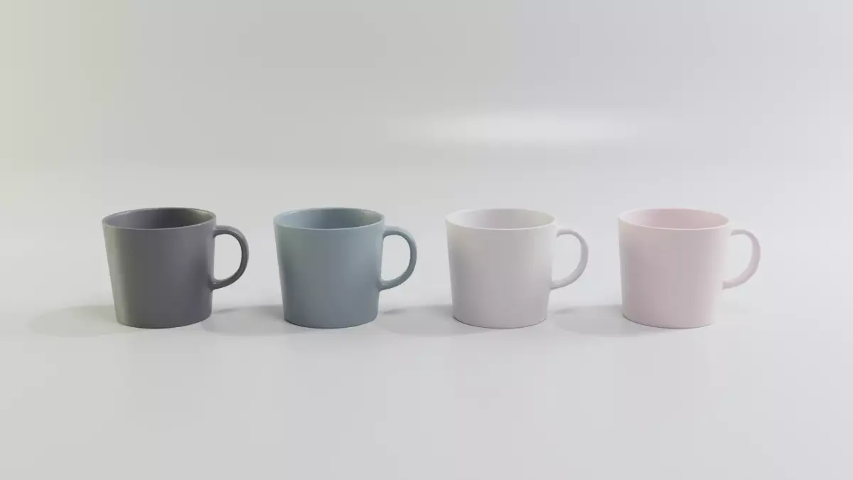 IKEA mugs Free 3D model