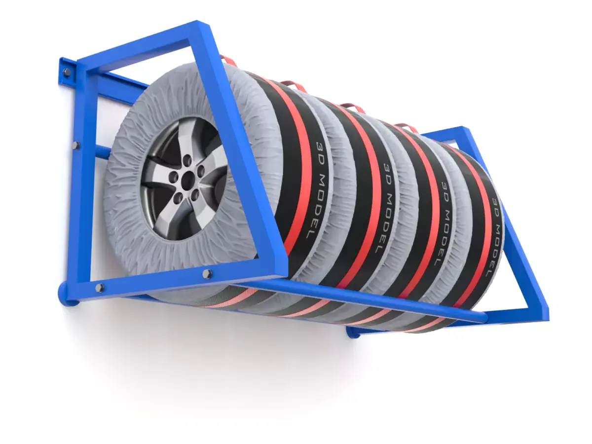 Spare Car Tyre Wheel Storage and Carry Bag Cover 3D model