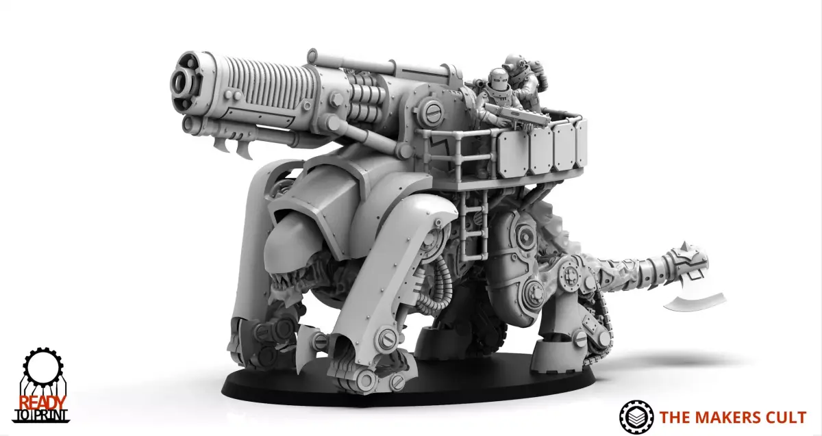 Iron Hive Ironblood - Xormentor Artillery Drudger 3D print model