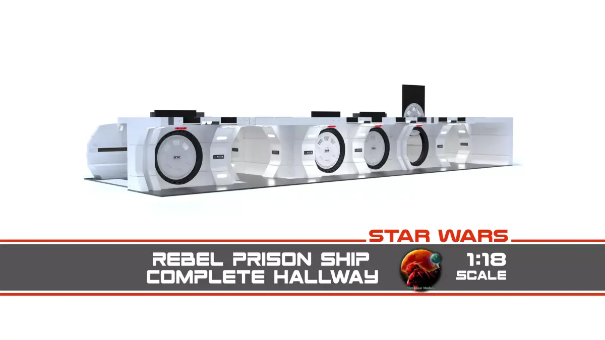 The Mandalorian - Rebel Prison Ship 1-18 scale 3D Model Pack purchase