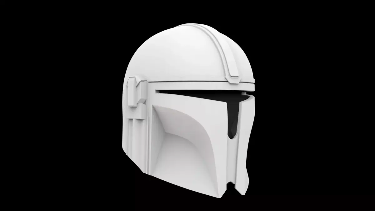 The Mandalorian Helmet 3D Print Model 3D print model