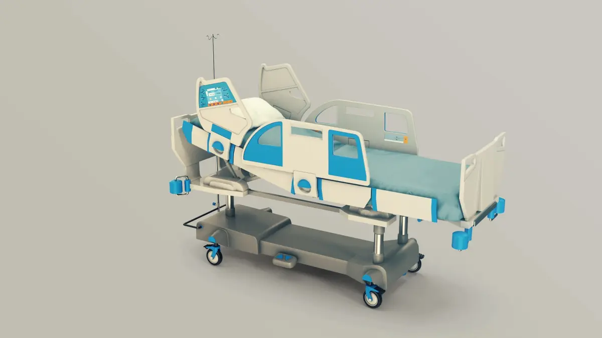 Medical Bed 3D model purchase