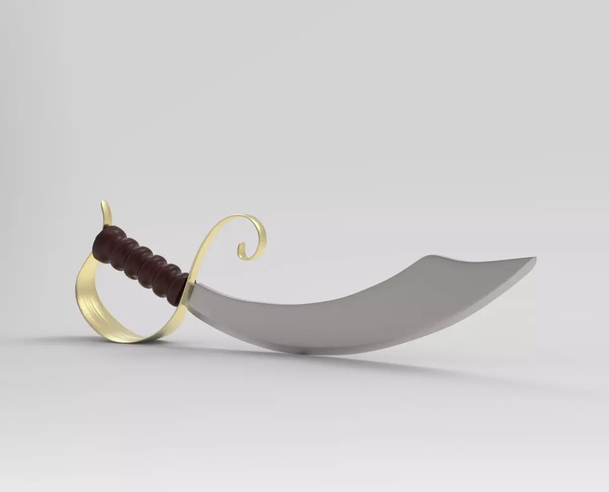 pirate sword 3D model shop