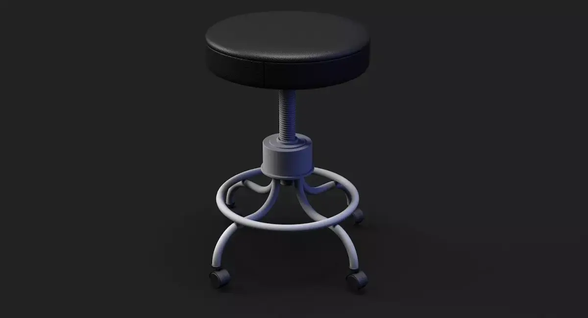 Doctors Chair Free 3D model