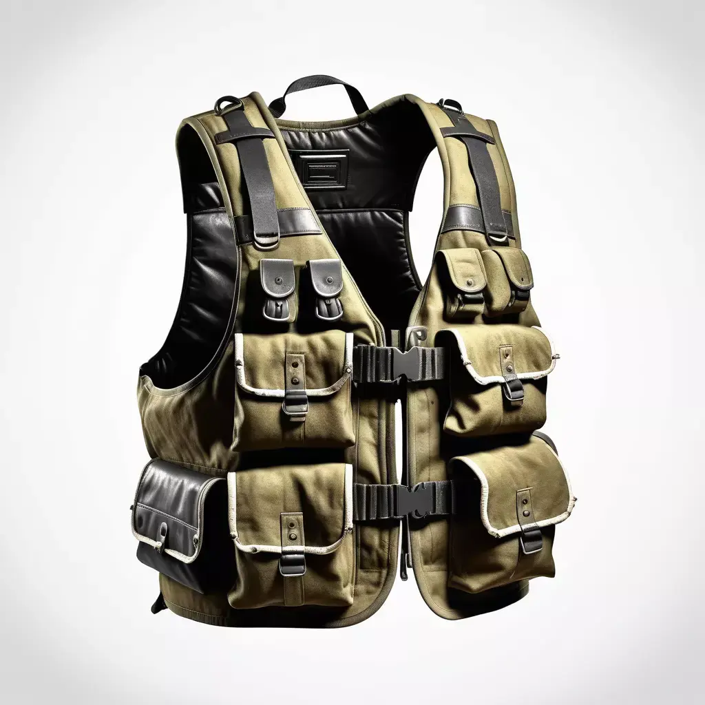 Military Tactical Utility Vest 3D model