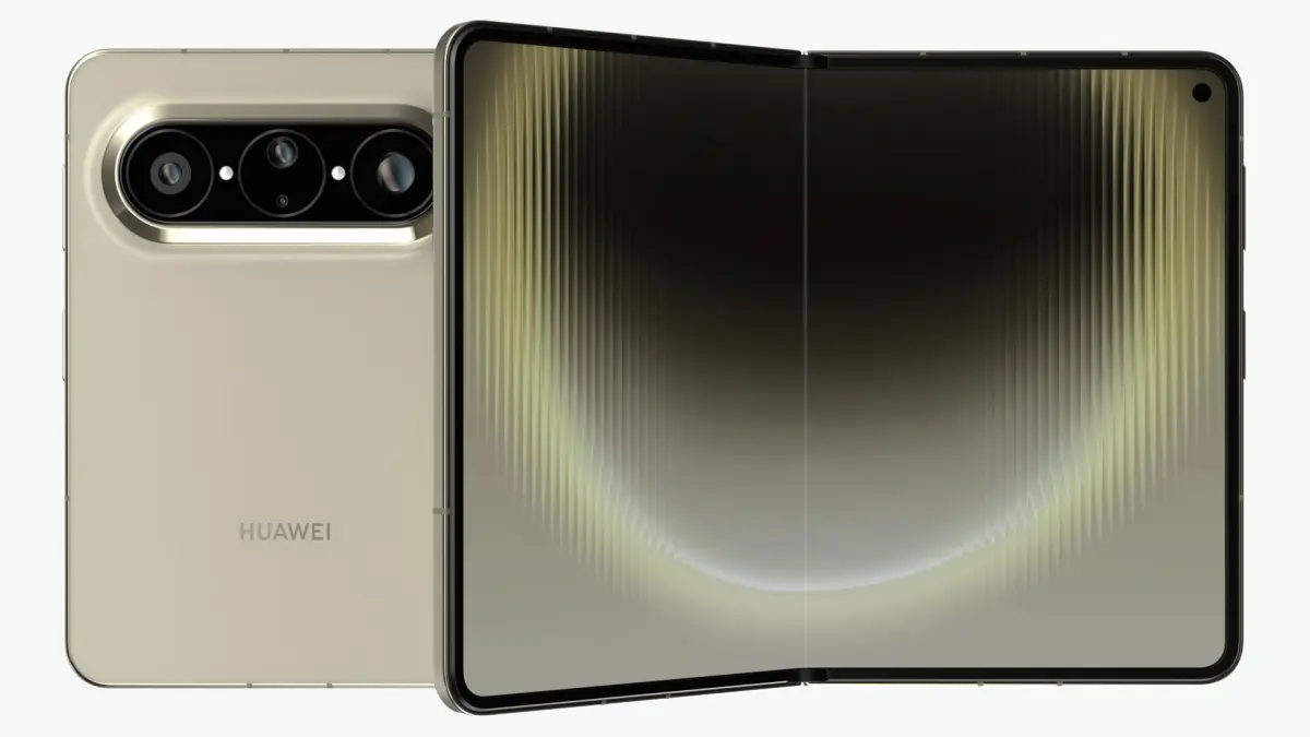 Huawei Pura X Max Olive Gold 3D model