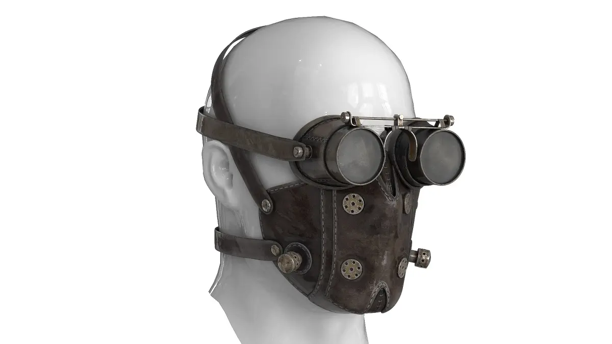 Postapocaliptico Mask v2 3D model