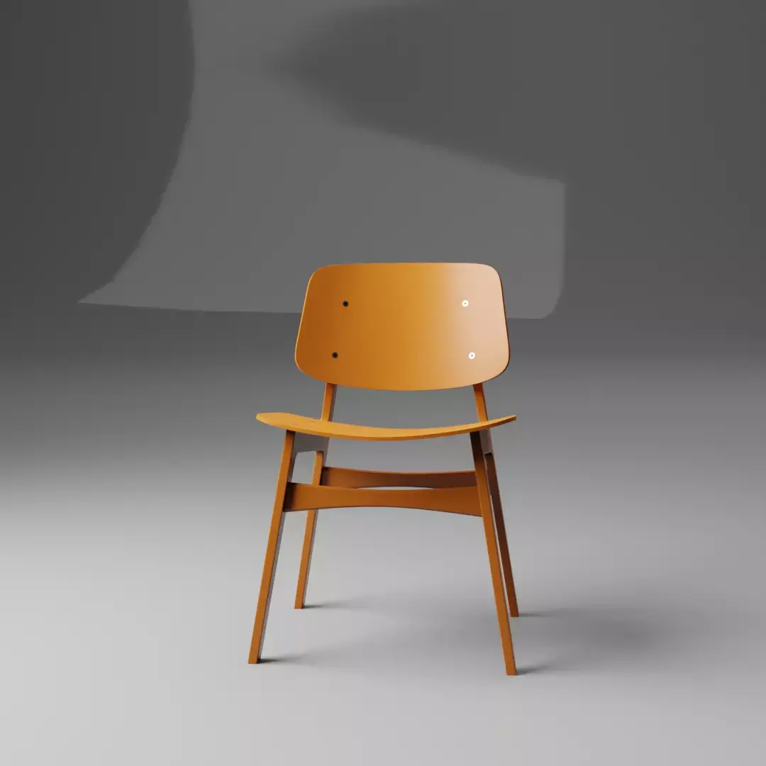 Plastic chair Free 3D model get