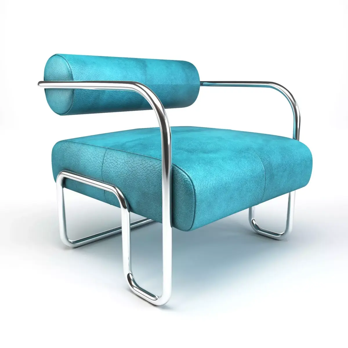 Armchair leather lounge chair Free 3D model