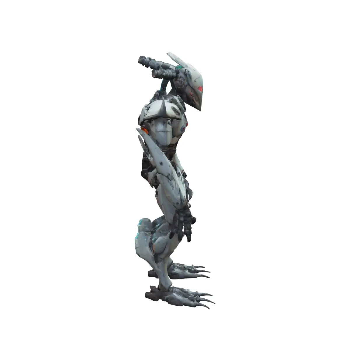 terrifying robot from a scifi dream 3D model