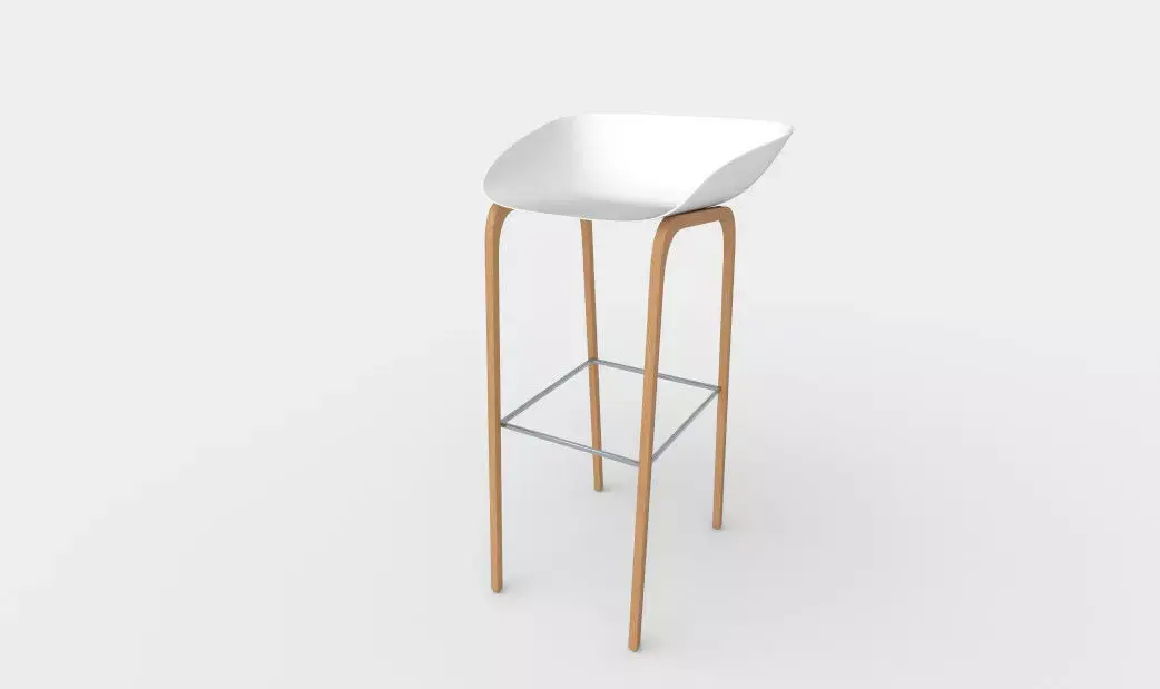 Bar Chair Free 3D model shop