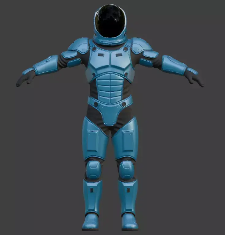 Realistic Astronaut Space Suit 3D model order