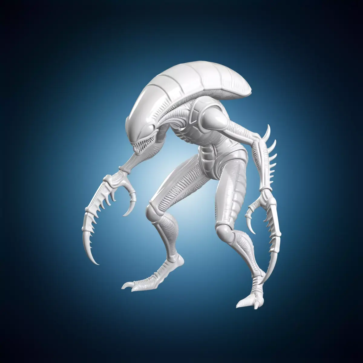 Tyranid Warrior Alien Figurine 3D Print Model 3D print model