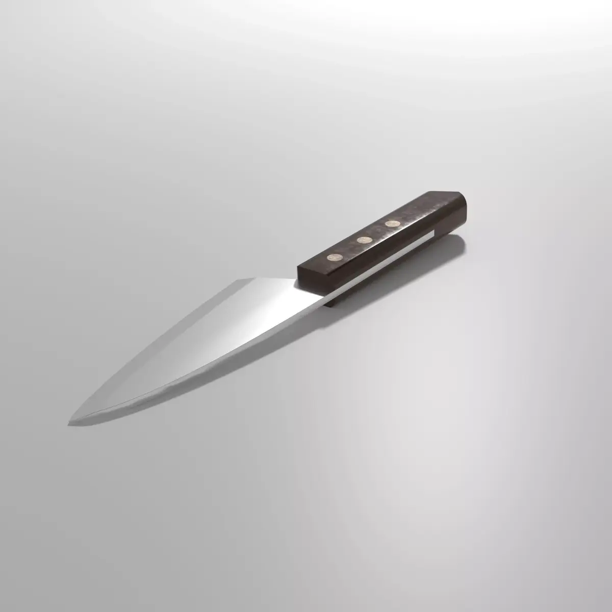 Kitchen Chefs Knife Free low-poly 3D model