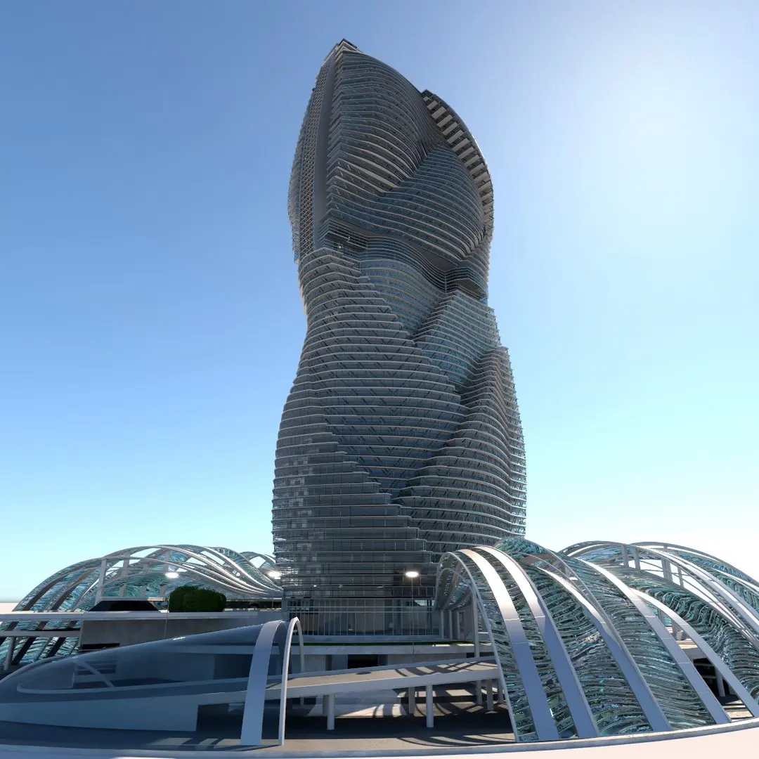 Modern Building 10 3D model