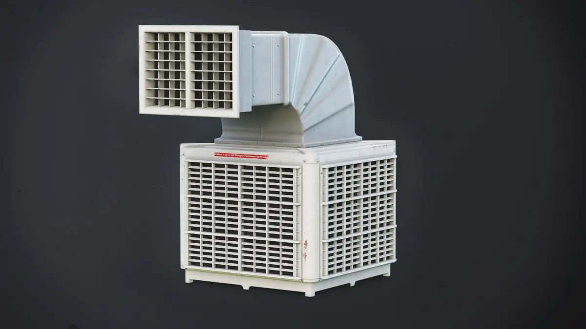 Air Cooler GameReady LODs 3D model