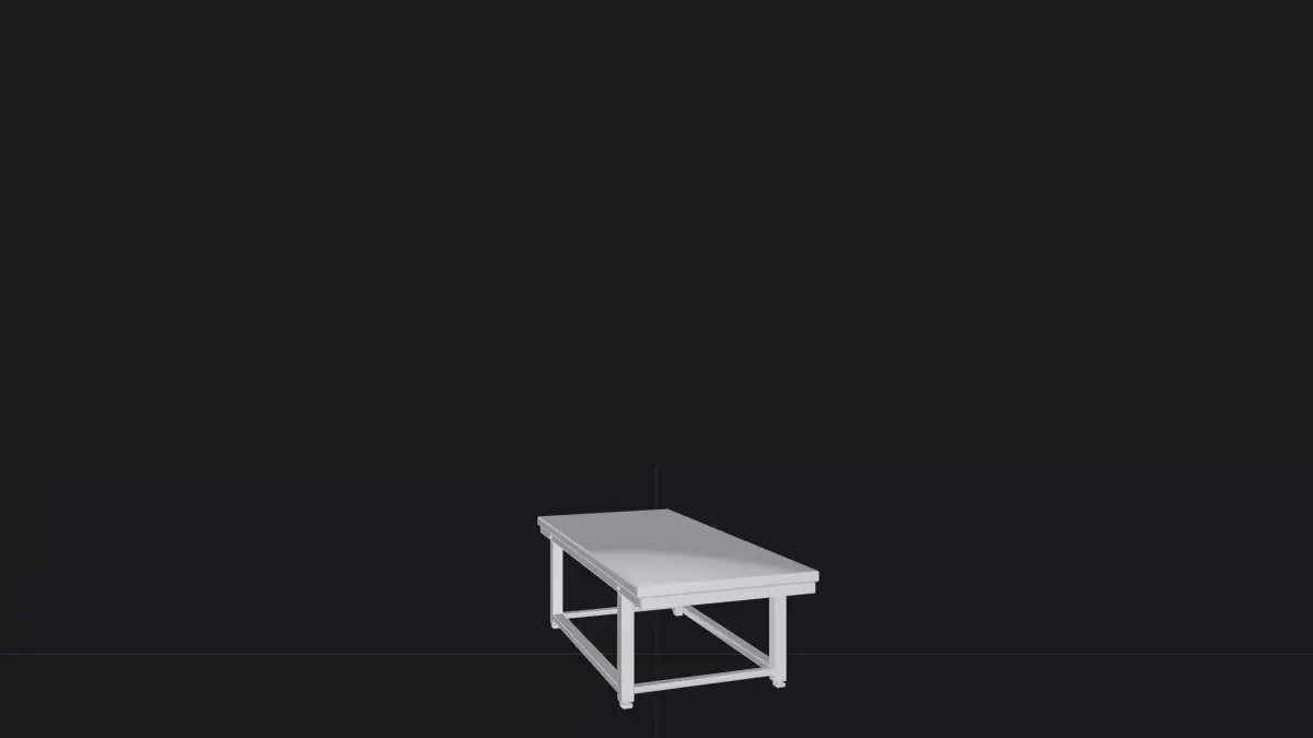 Industrial coffee table Free low-poly 3D model