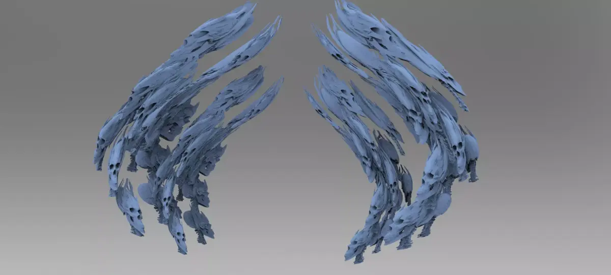 Void Wraith Sculls 3D model