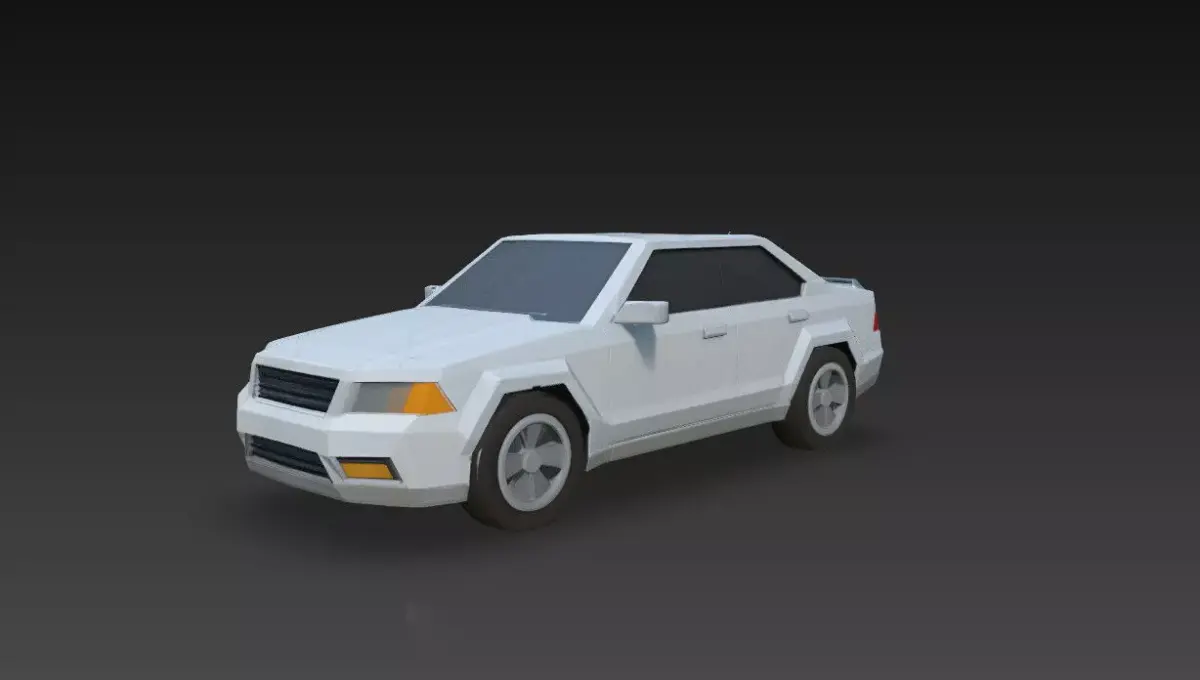 Stylized Low Poly Vehicle Pack Low-poly 3D model