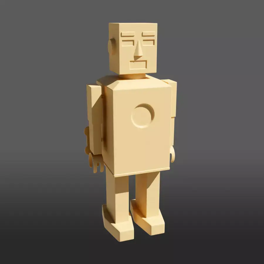 Toy Robot Lilliput - 3D printing 3D print model purchase