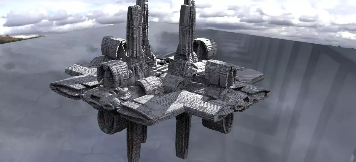 Space station 5  3D model