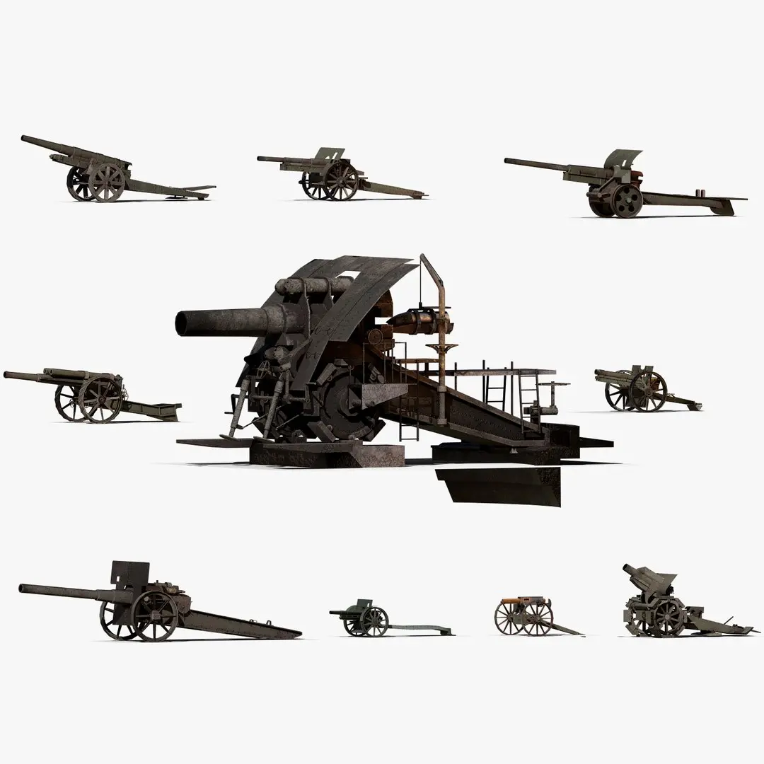 Cannon Collection WW1 3D model