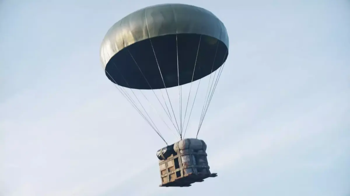 Game model Air Drop Low-poly  Low-poly 3D model