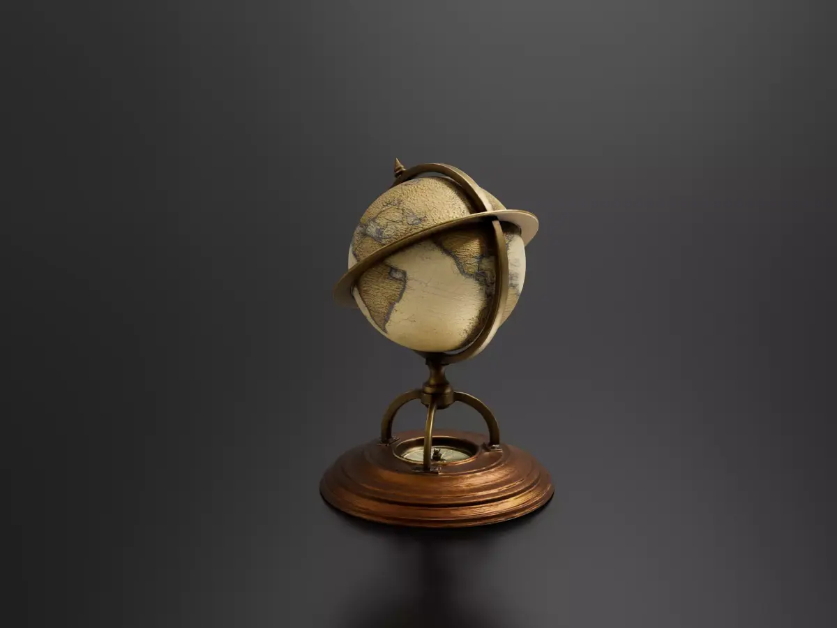 globe 3D print model