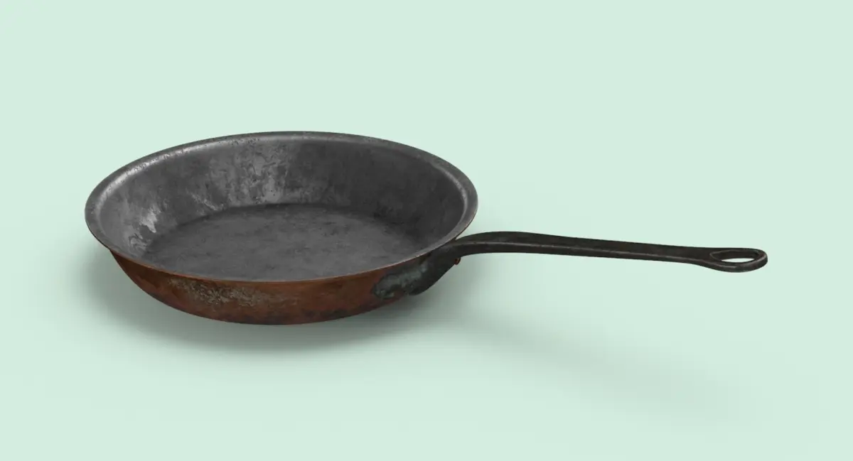 Classical Cookware Dirty - Skillet 10.2 inches 3D model